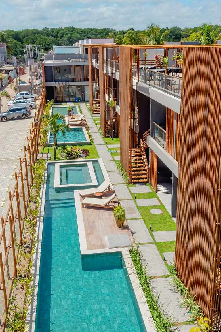 Lindos Apartamentos em Milagres | 30m da praia