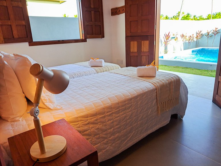 Casa Brisa na Praia do Patacho | Piscina Privativa