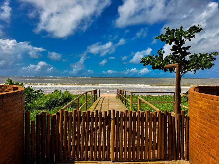 Radiante Casa SOL Milagres| Condomínio à Beira-Mar