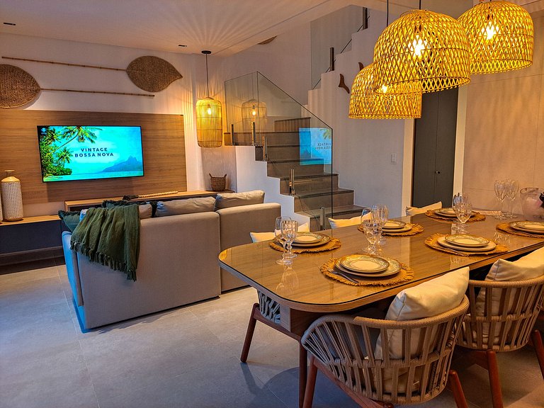 Radiante Casa SOL Milagres|Condominio frente al mar