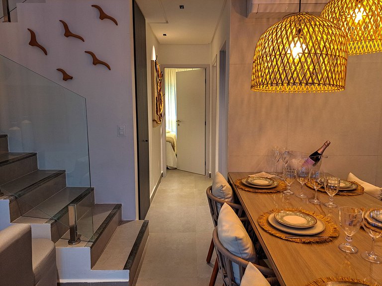 Radiante Casa SOL Milagres|Condominio frente al mar
