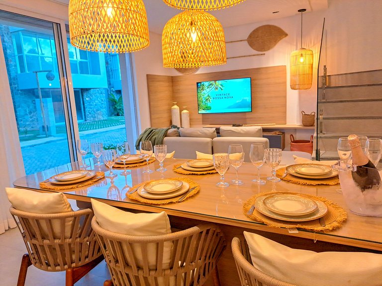 Radiante Casa SOL Milagres|Condominio frente al mar