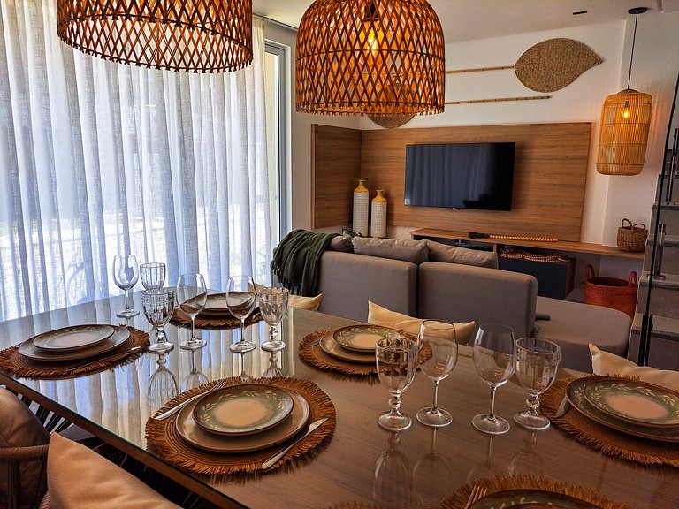 Radiante Casa SOL Milagres|Condominio frente al mar