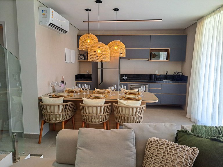 Radiante Casa SOL Milagres|Condominio frente al mar