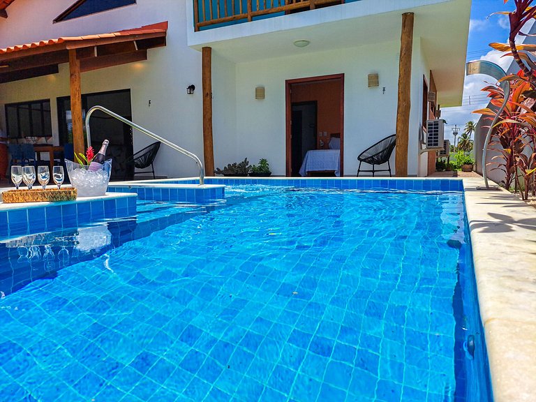 Casa Brisa na Praia do Patacho | Piscina Privativa