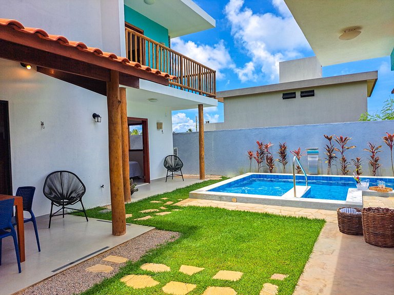 Casa Brisa na Praia do Patacho | Piscina Privativa