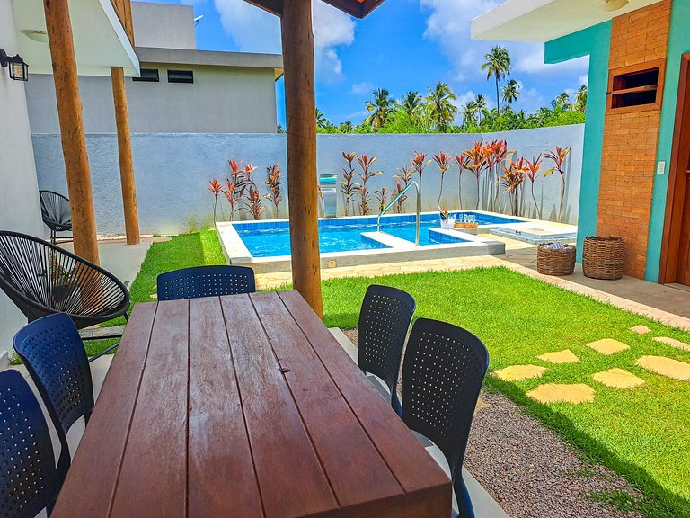Casa Brisa na Praia do Patacho | Piscina Privativa