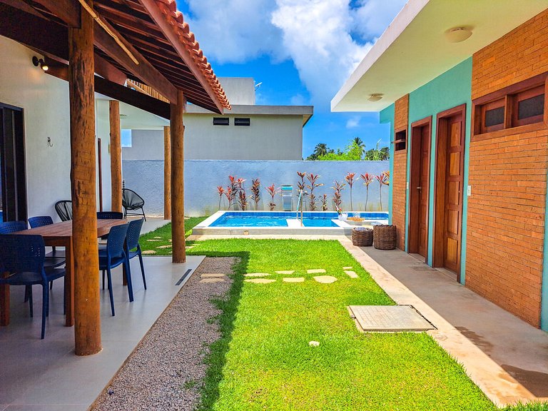 Casa Brisa na Praia do Patacho | Piscina Privativa