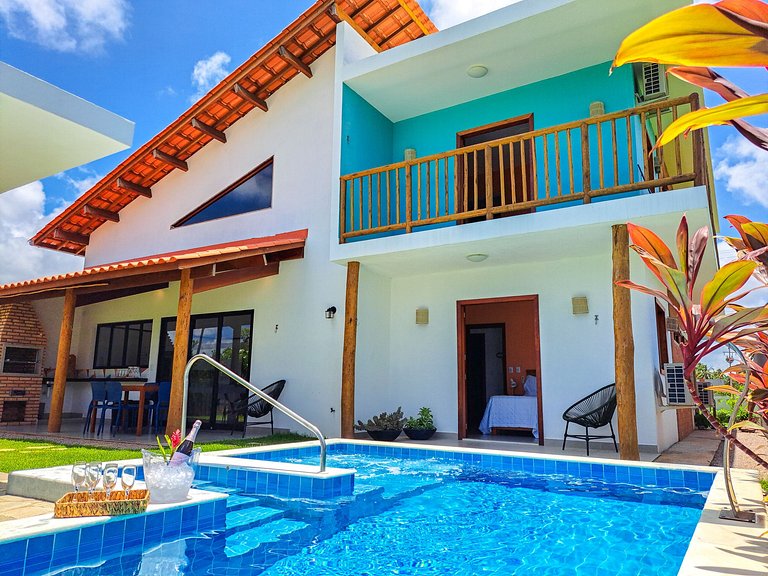 Casa Brisa na Praia do Patacho | Piscina Privativa