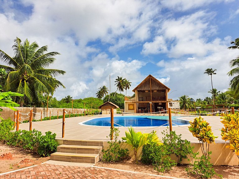 Casa Brisa na Praia do Patacho | Piscina Privativa