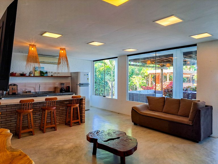 Ninanoa: your beachfront home in Porto de Pedras