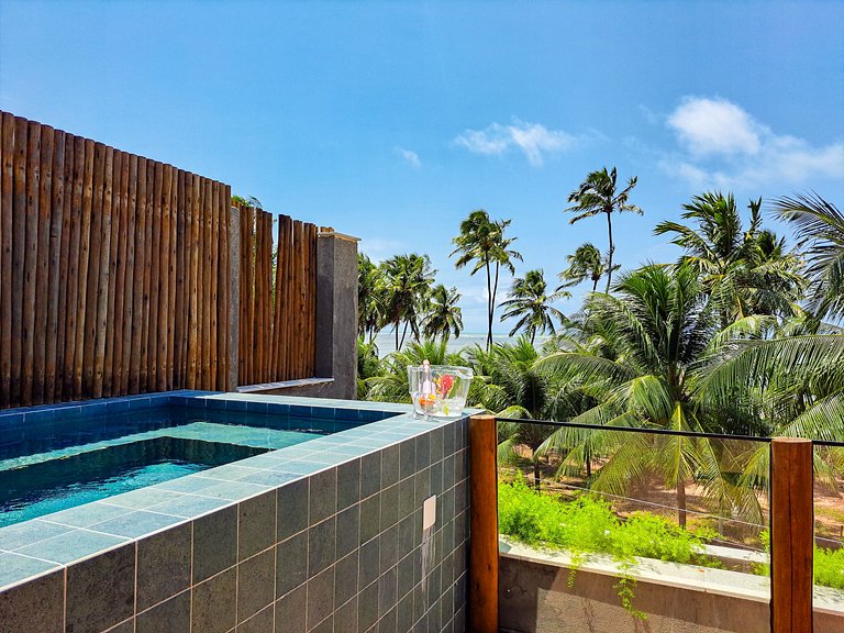 Casa Aluá Patacho com Rooftop à Beira Mar