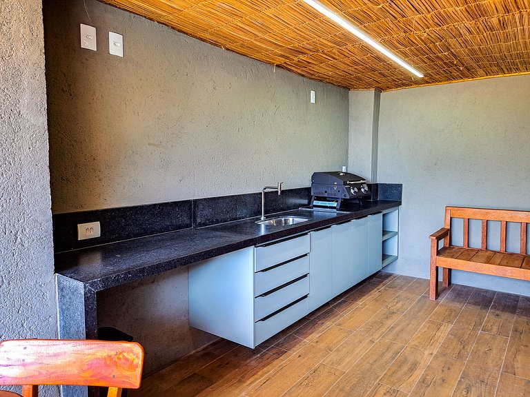 Casa Aluá Patacho com Rooftop à Beira Mar
