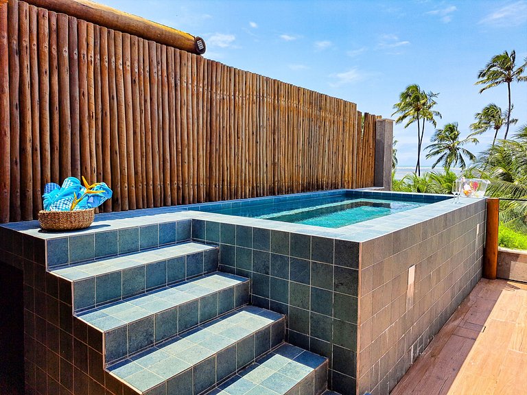Casa Aluá Patacho com Rooftop à Beira Mar