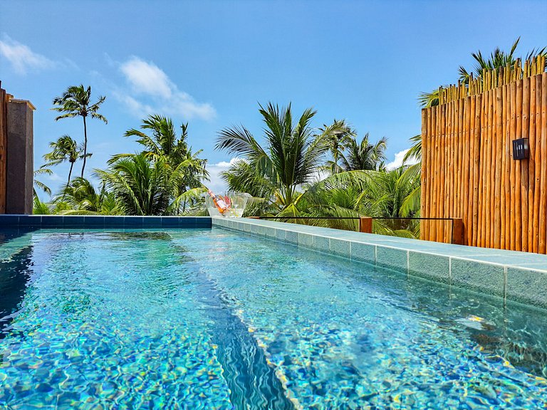 Casa Aluá Patacho com Rooftop à Beira Mar