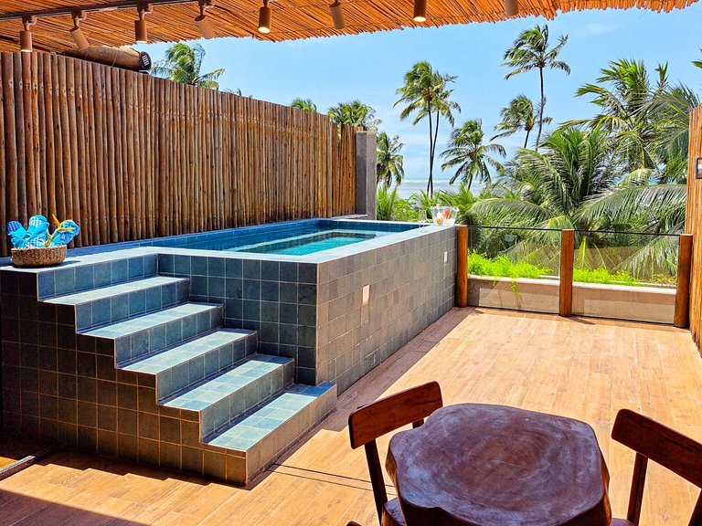 Casa Aluá Patacho com Rooftop à Beira Mar