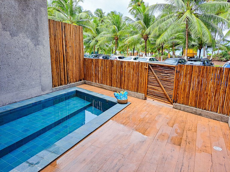 Casa Aluá Patacho com Rooftop à Beira Mar
