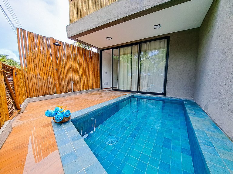 Casa Aluá Patacho com Rooftop à Beira Mar